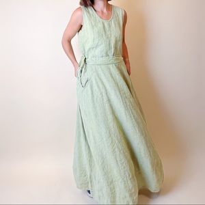 Flax by Jeanne Engelheart gown in jade